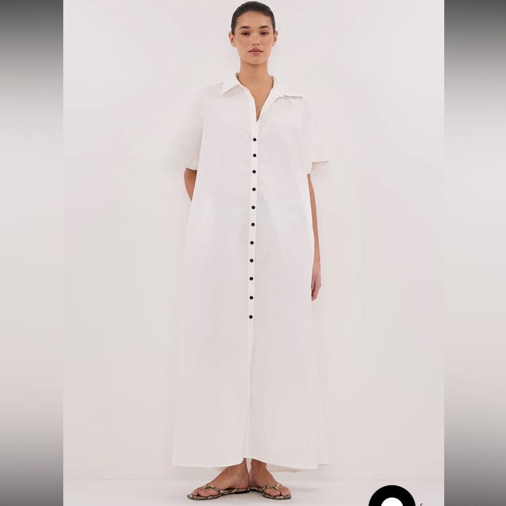 DISSH Violet Shirt Maxi Dress NEW NWT